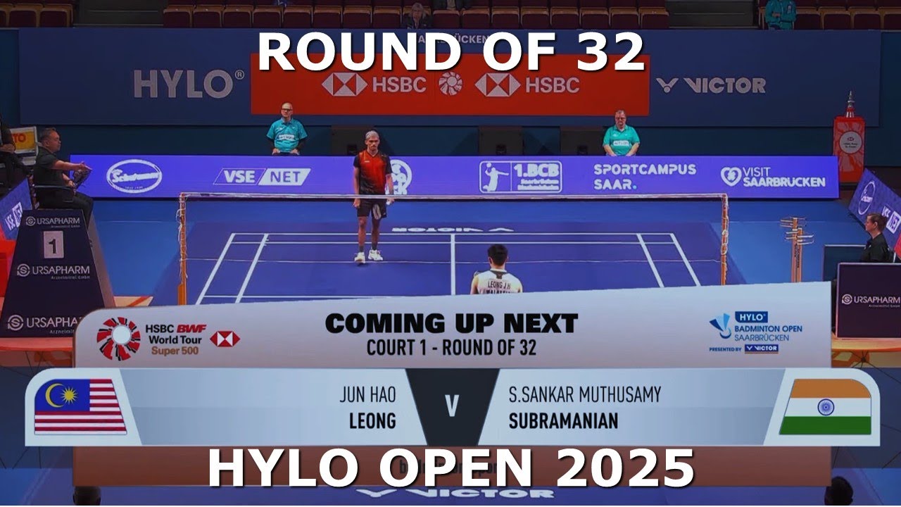 Hylo Open 2025: Jun Hao Leong Faces Subramanian in Exciting Round of 32 🏸