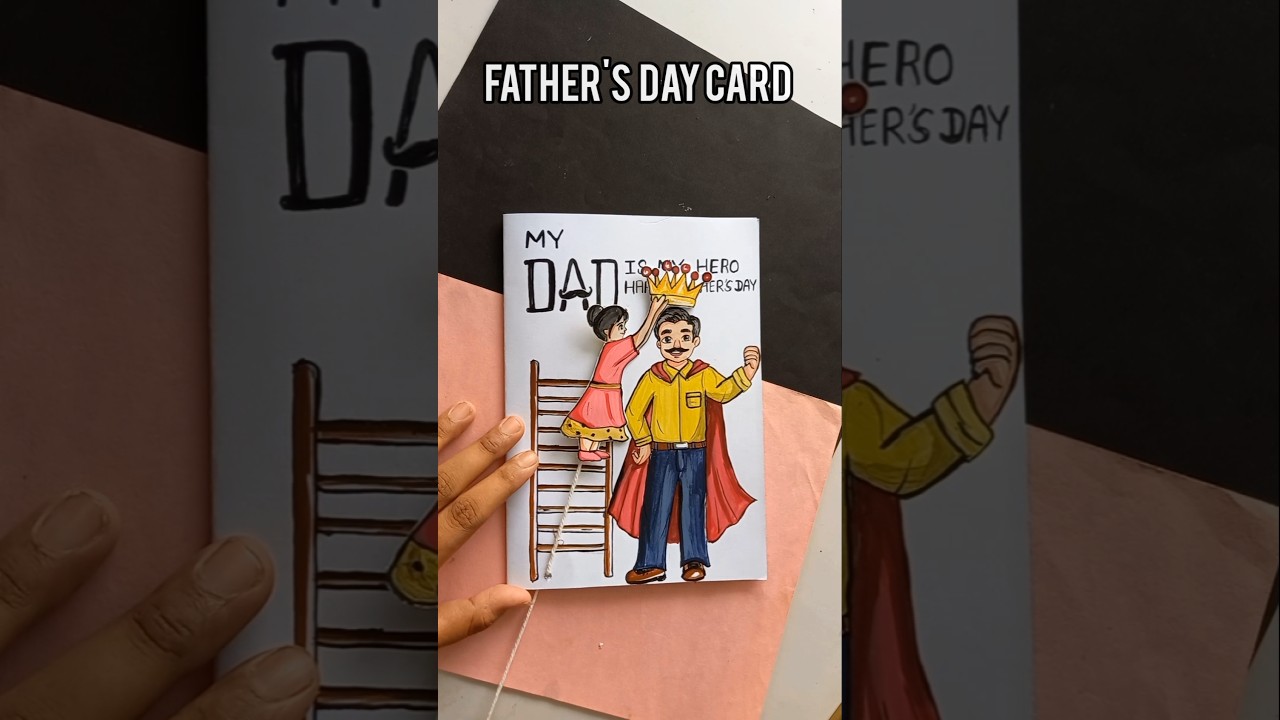 Beautiful Father's Day Popup Card 🎁