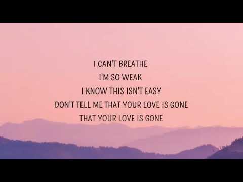 Love Is Gone Lyrics by SLANDER & Dylan Matthew 🎶