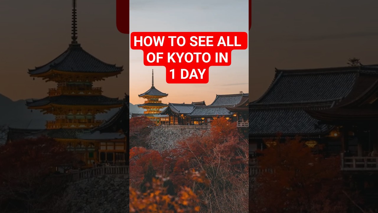 Kyoto in 1 Day: The Ultimate Guide 🏯