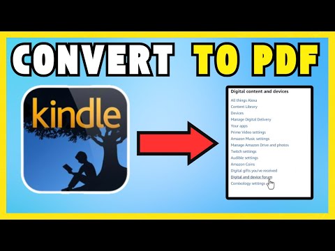How To Convert An Amazon Kindle Book To Pdf Tutorial [NEW UPDATE]