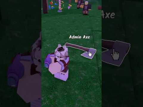 OMG Admin Axe 🪓 99 nights in the Forest 🌳 #roblox #99nightsroblox #99nightintheforest