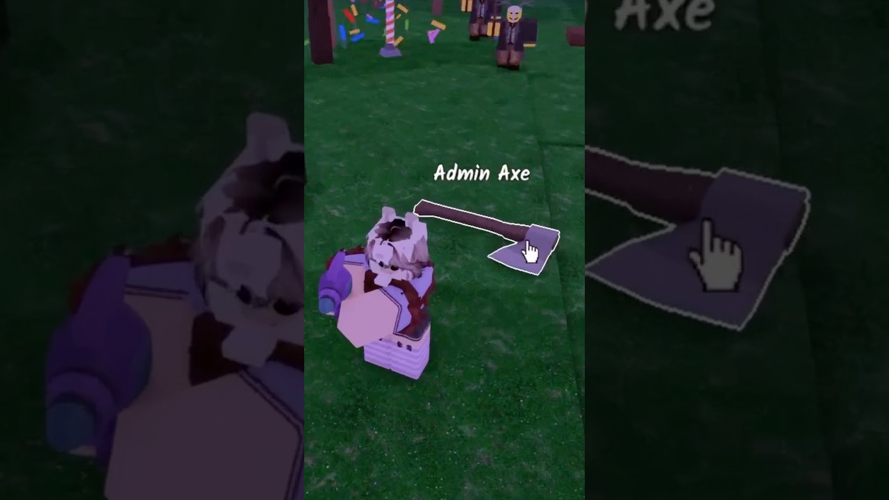 OMG Admin Axe in 99 Nights Forest 🌳