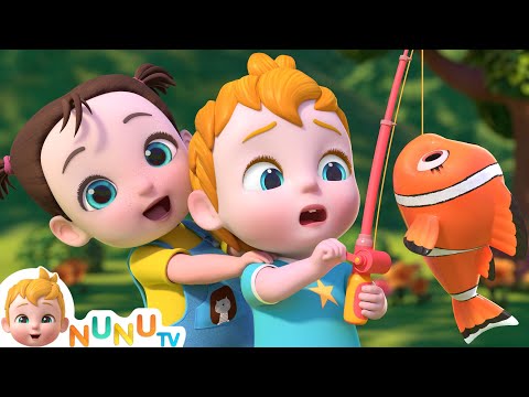1, 2, 3, 4, 5, Once I Caught A Fish Alive | Nursery Rhymes & Kids Songs | NuNu Tv
