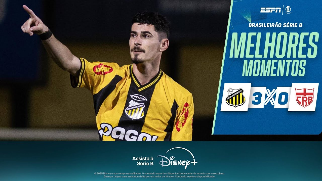 NOVORIZONTINO BATE O CRB, MAS SEGUE COM 'DRAMA' SEM FIM NA SÉRIE B | MELHORES MOMENTOS