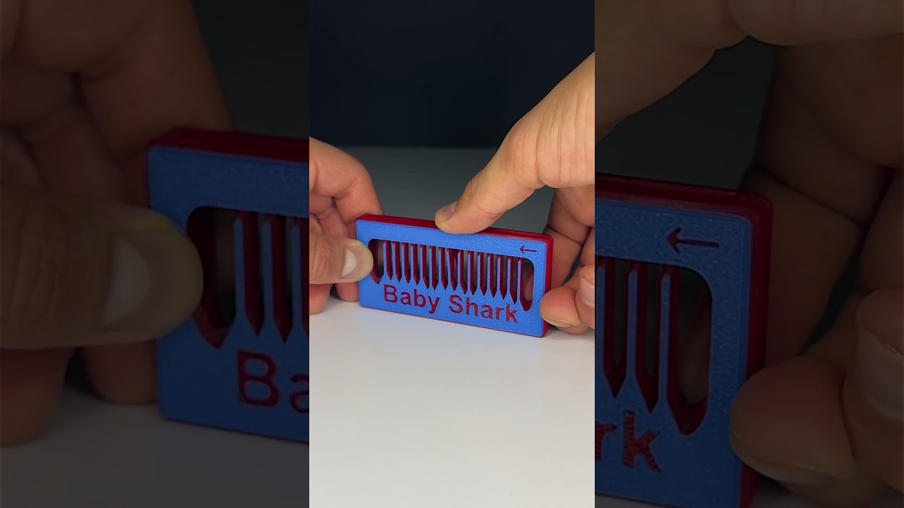 3D Printed Baby Shark Musical Fidget ๐ฆ