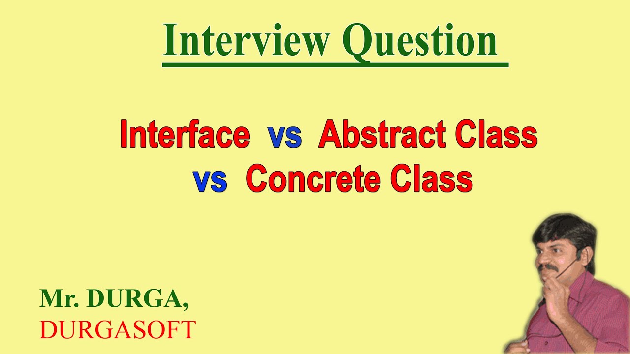 Interface, Abstract, and Concrete Classes Explained