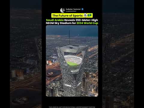 Saudi Arabia’s Floating Stadium Will Change Sports! ⚽🚀