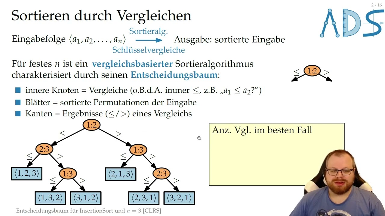 Effizientes Sortieren in Linearzeit | Algorithmen & Datenstrukturen Vorlesung 08 🚀