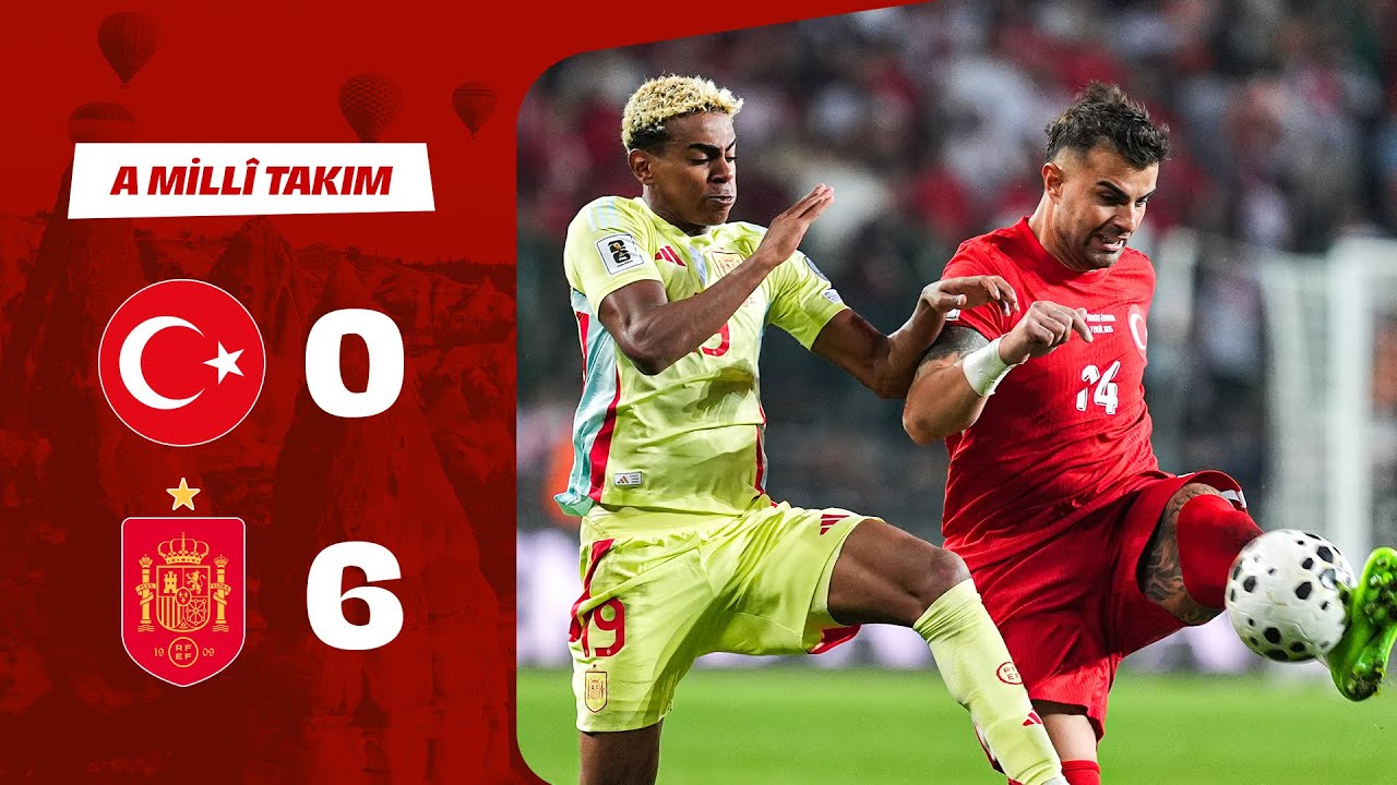 Türkiye 0-6 İspanya | Dünya Kupası Elemeleri