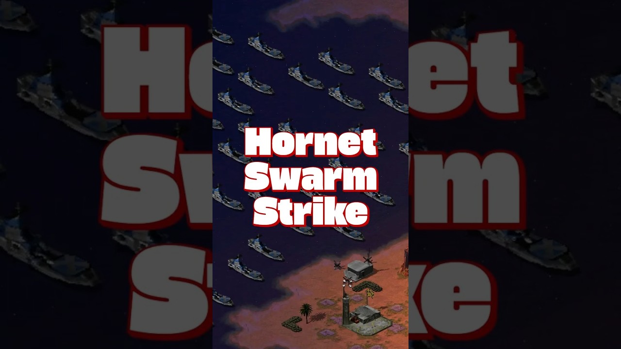 Hornet Swarm Strike in Red Alert 2 🐝