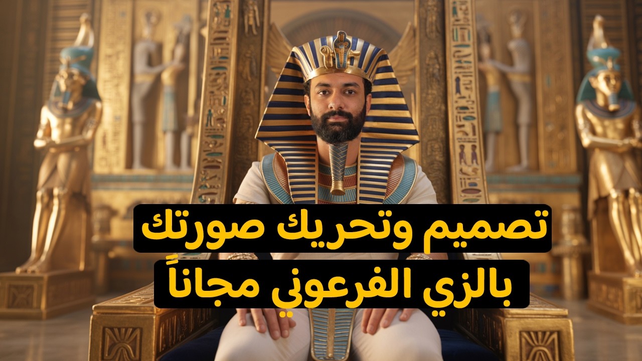 احصل على صورتك بالزي الفرعوني مجاناً بمناسبة افتتاح المتحف المصري الكبير 2025! 🏺