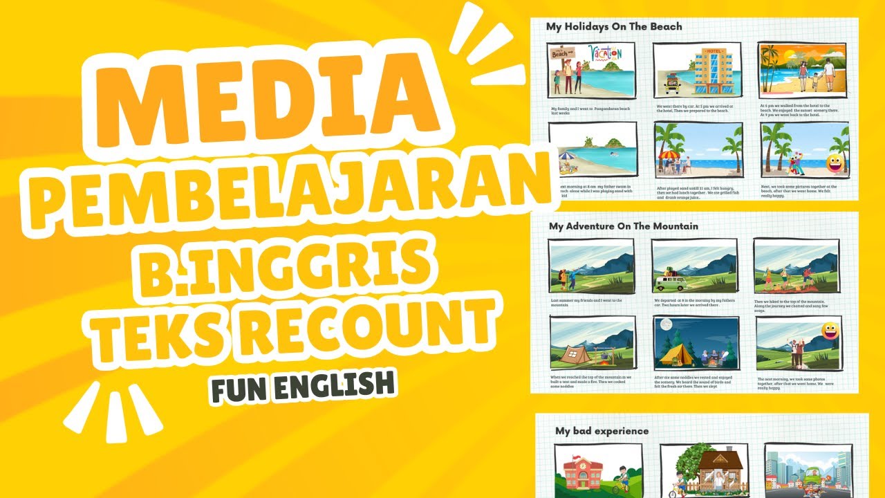 Media Pembelajaran Teks Recount Kelas 8 📚