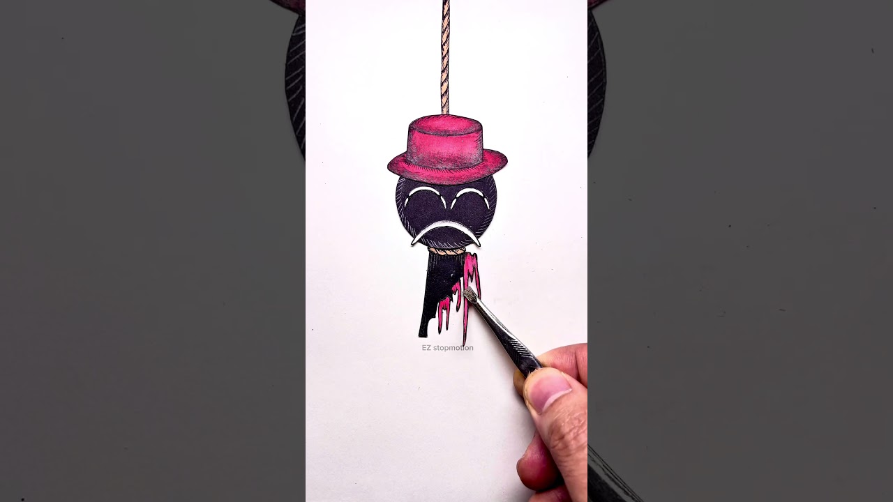 Mr Black Sprunki phase 5 6 transformation #incredibox #drawing #sprunki #stopmotion #art