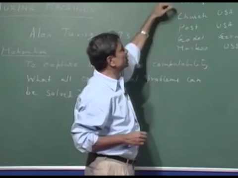 Mod 01 Lec 34 Turing machines TM  motivation, informal definition, example, transition diagram