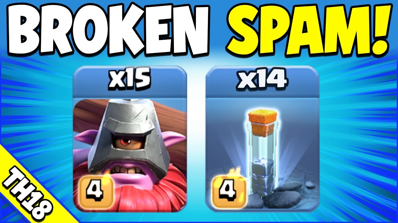 Mass Throwers Are OP! Top TH18 Attack Strategy 🛡️