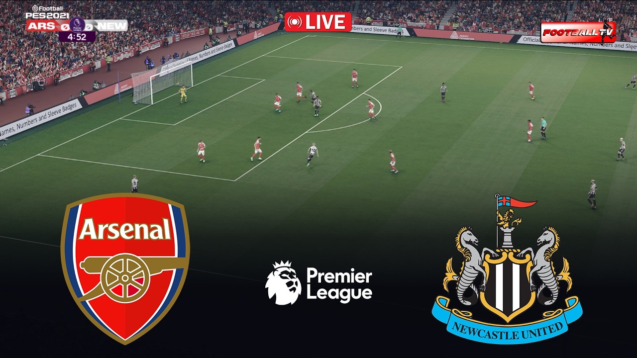 🔴Arsenal vs Newcastle United - Premier League 2026 | Pes 21 Gameplay Simulation