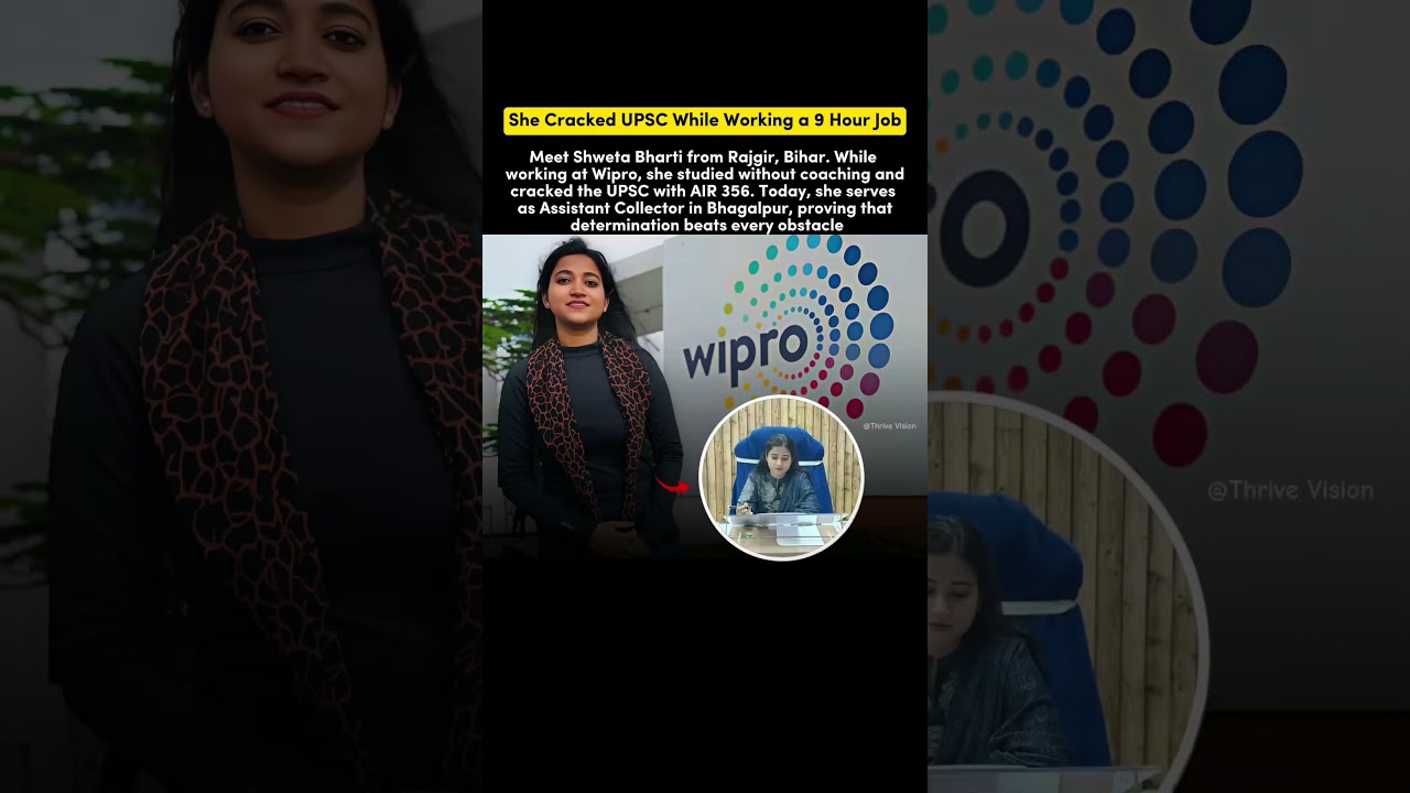 She Cracked India’s Toughest Exam While Working a 9-Hour Job ! #shorts #success #motivation