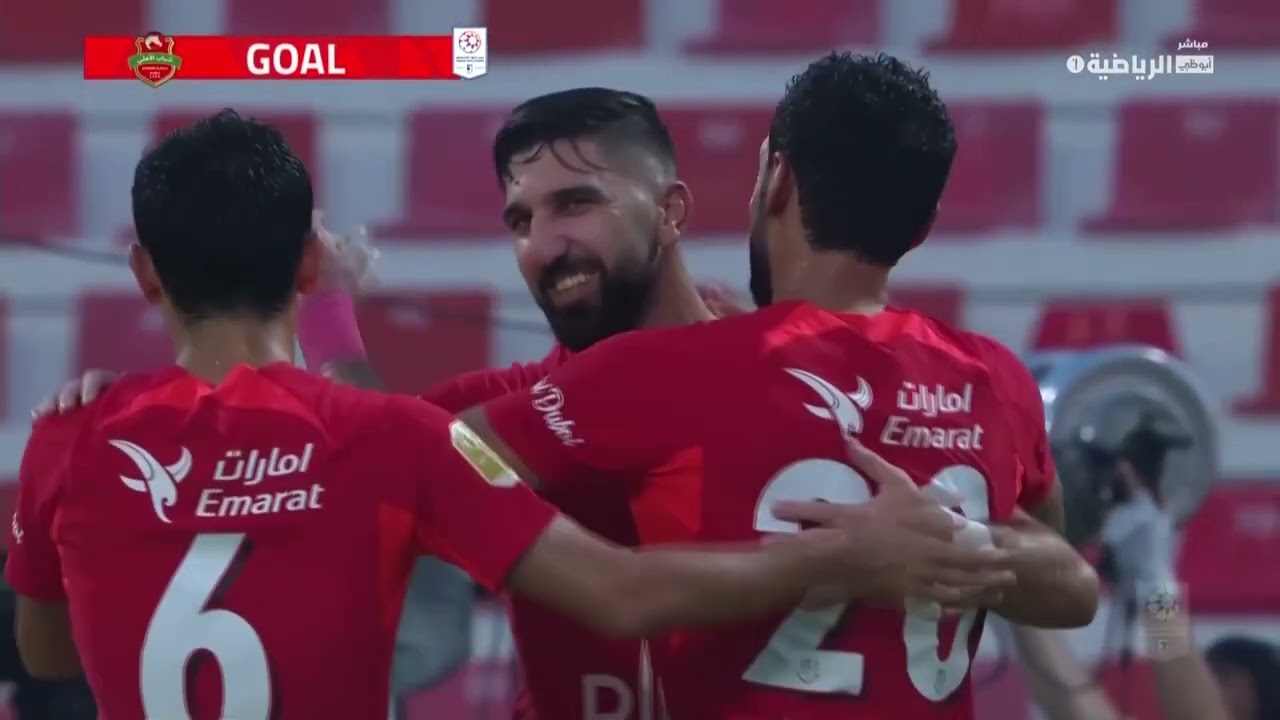شباب الأهلي يفوز على خورفكان 2-1 في دوري أدنوك ⚽