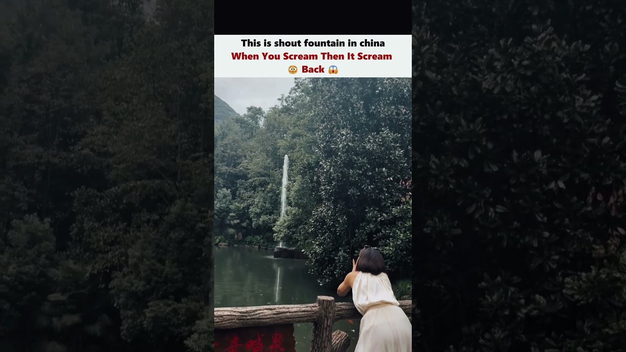 Fountain That Scream Back: Nature's Mysteries 🌊