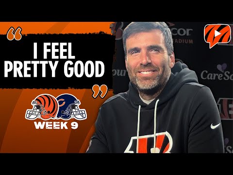 Joe Flacco Feeling Good Ahead of Bengals vs. Bears, Battling Shoulder Injury with Positive Mindset