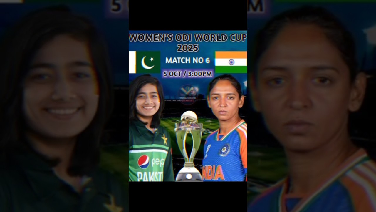 India Women vs Pakistan Women | World Cup 2025 🏆