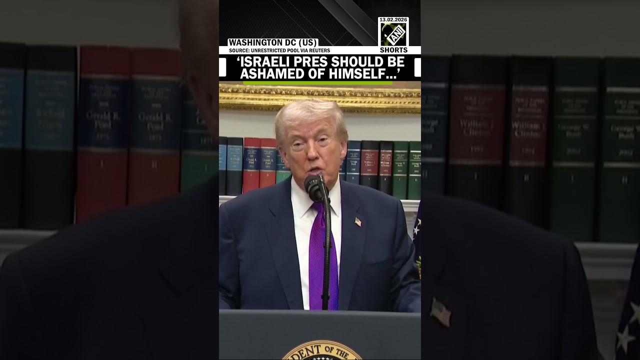 US President Trump slams Israel Pres Isaac Herzog, says he should be ashamed of himself