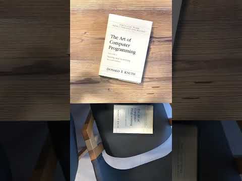 Donald Knuth’s “The Art of Programming” is in the Academy’s library 📚