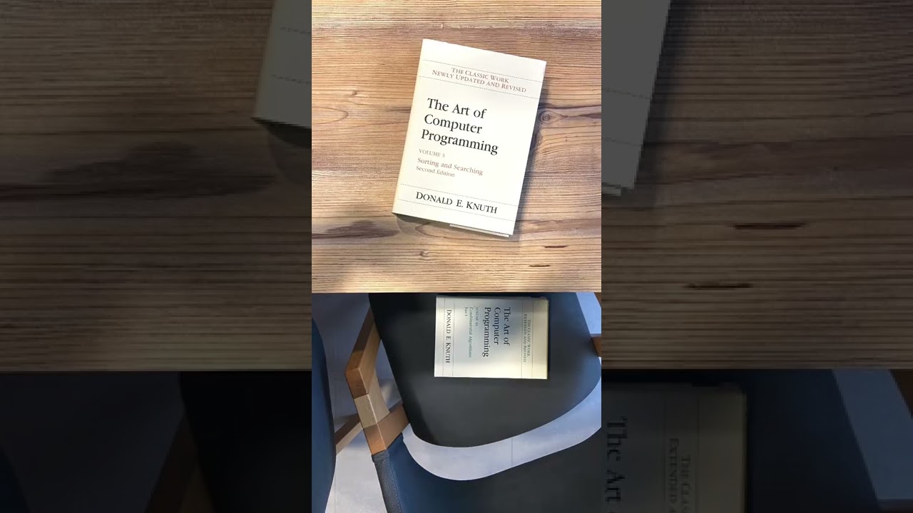 Discover Donald Knuth’s Iconic ‘The Art of Programming’ Now in the Academy’s Library 📚