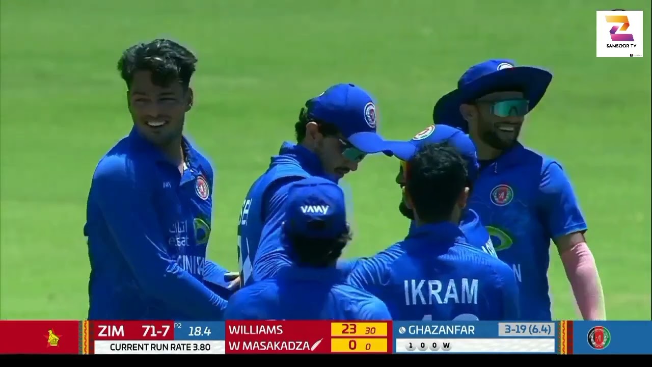Afghanistan vs Zimbabwe 3rd ODI 2024 | Full Match Highlights 🏏