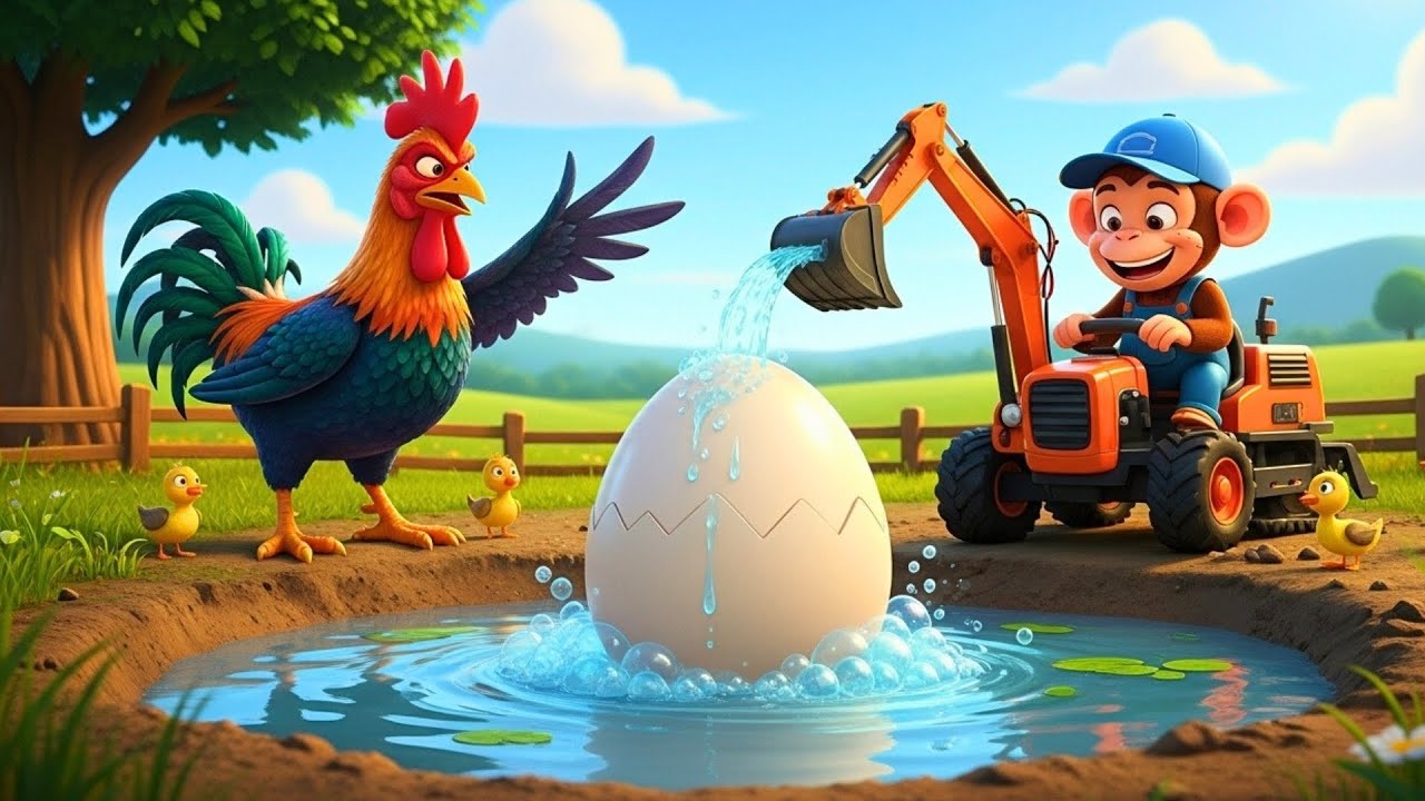 Monkey Discovers Giant Space Egg 🥚🌍