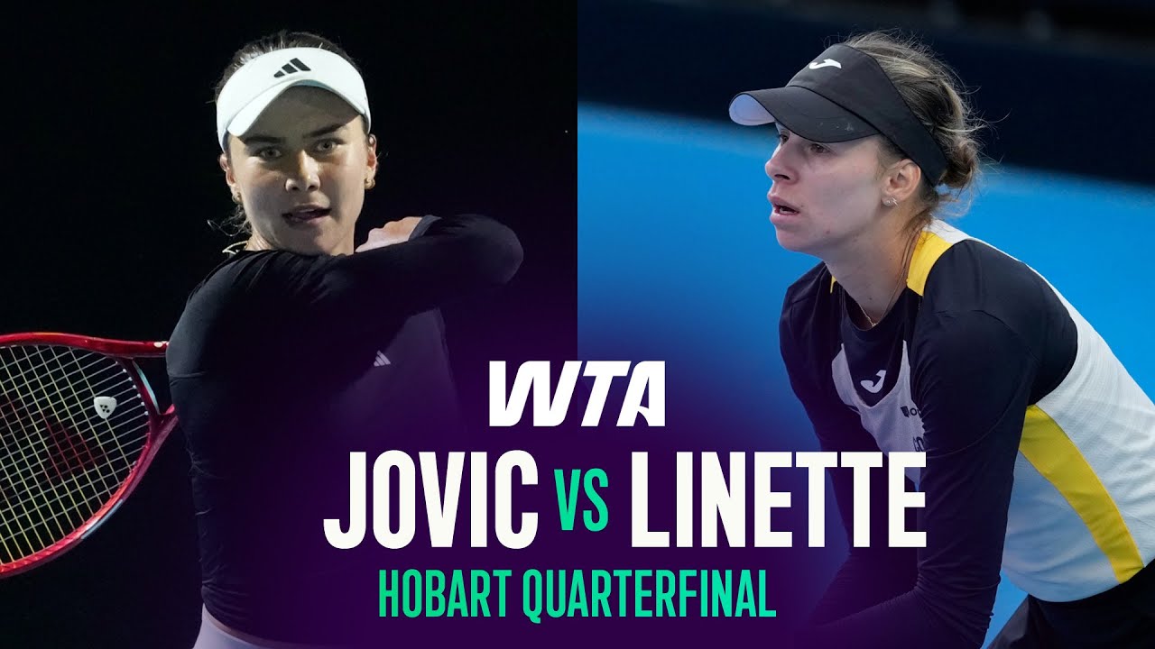 Iva Jovic vs. Magda Linette | 2026 Hobart QF Highlights 🎾