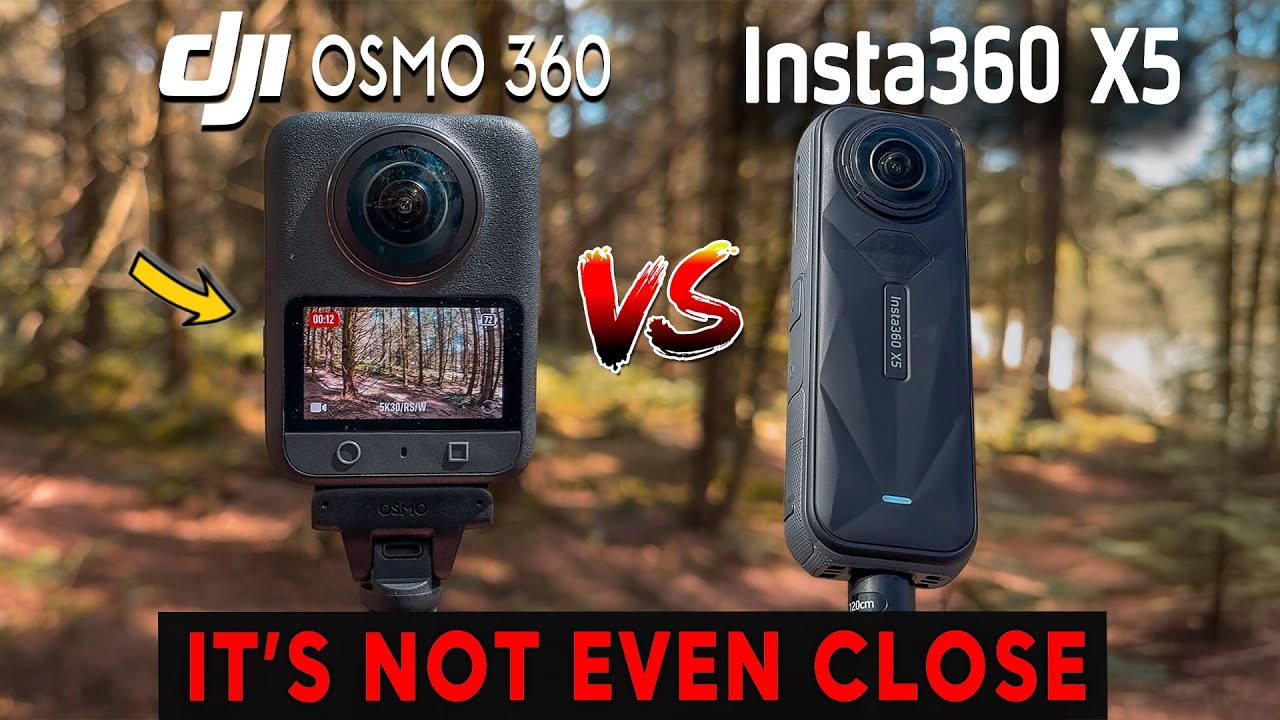 Comprehensive Comparison of DJI OSMO 360 and Insta360 X5 Cameras
