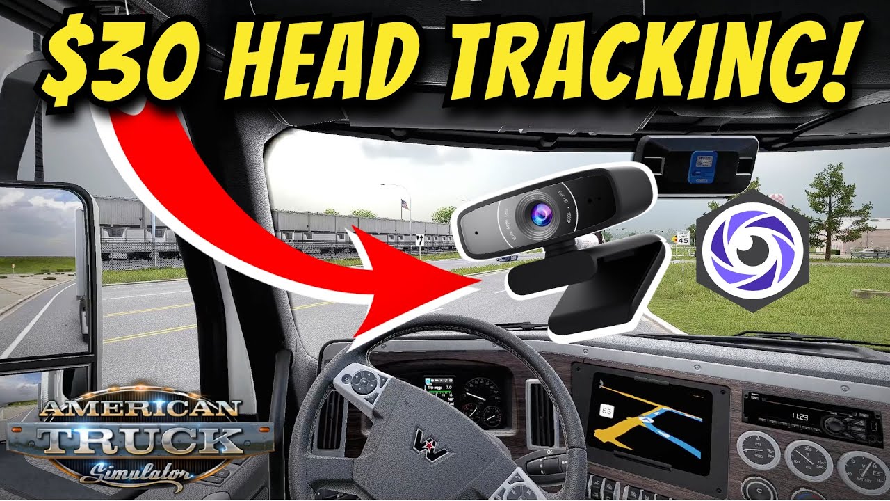 $30 Head Tracking Setup for American Truck Simulator 🚚 | Easy Beam Eye Tracker Tutorial