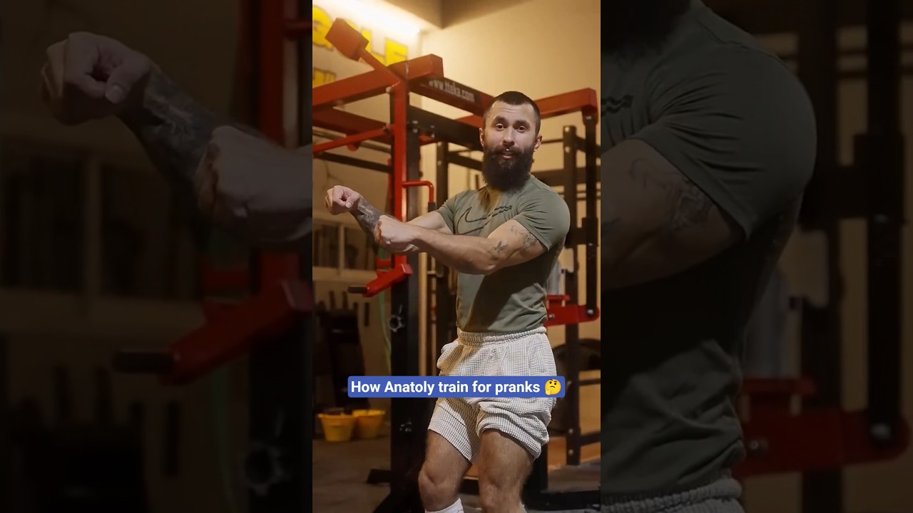 Anatoly's Prank Workout Routine 🤣
