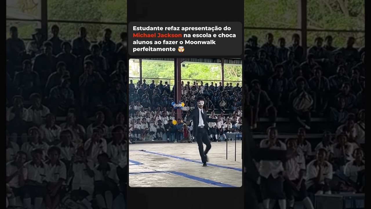 Garoto traz o espírito de Michael Jackson 🕴️