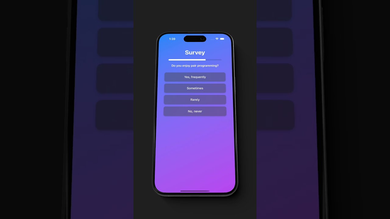 🚀 Create an Engaging Survey App with SwiftUI! 📱✨