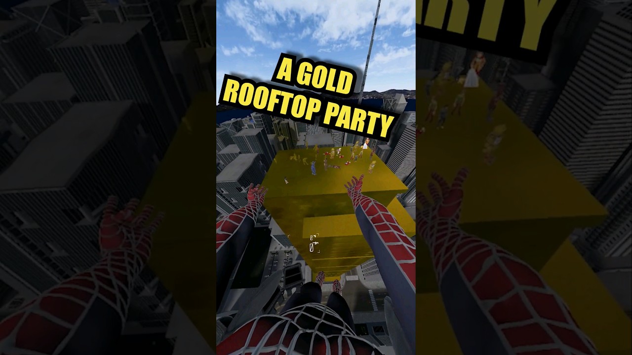 Spider-Man VR Rooftop Party 🎉