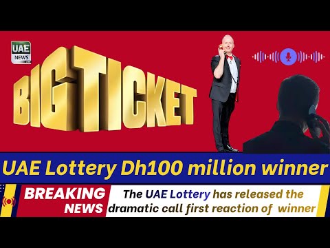 Dh100 Million Winner’s Reaction Will Leave You Speechless – UAE Lottery’s Dramatic Call!