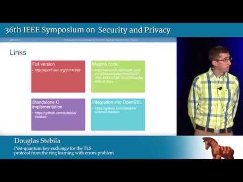 Post-Quantum Key Exchange for the TLS Protocol from the Ring Learning with Errors Problem