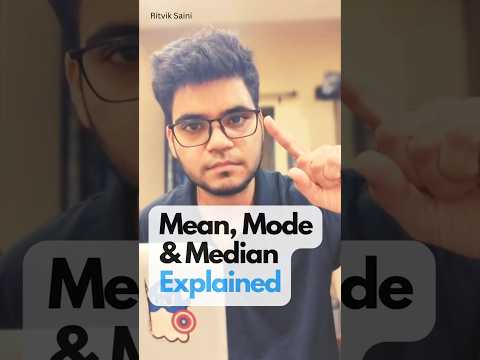 Descriptive Statistics | Mean Median Mode | PhD Research | Ritvik Saini #phdlife #statistics #phd