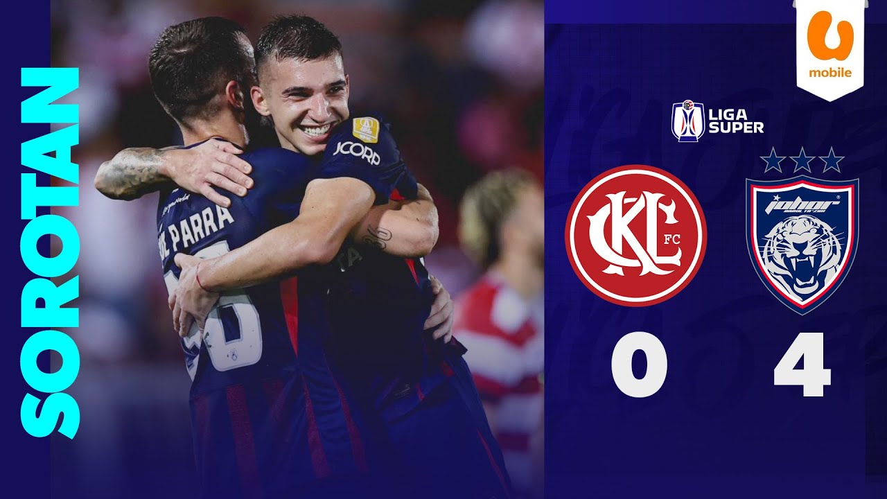 KL City FC 0-4 JDT | Liga Super 2025/26 Highlights
