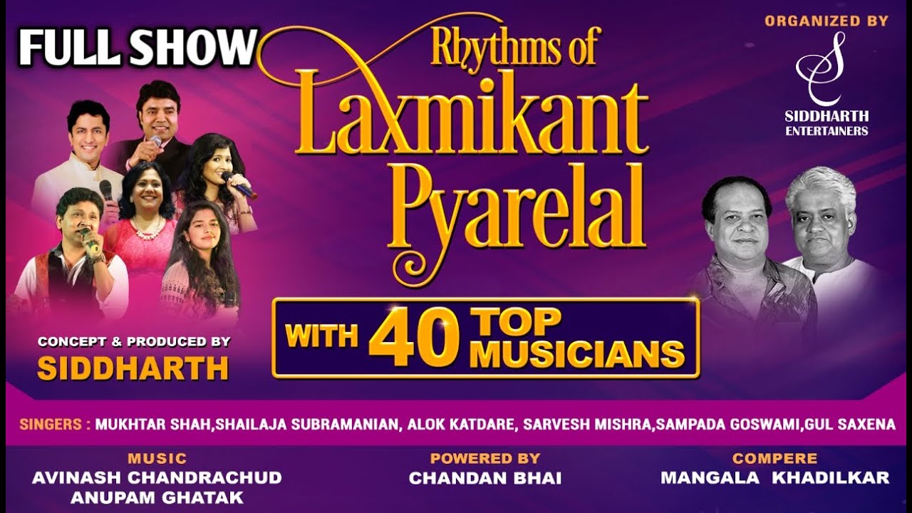 Experience the Rhythms of Laxmikant Pyarelal with 40 Musicians 🎶 | Full Show by Siddharth Entertainers