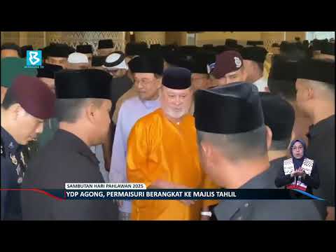 YDP Agong, Permaisuri berangkat ke majlis tahlil sempena Sambutan Hari Pahlawan 2025