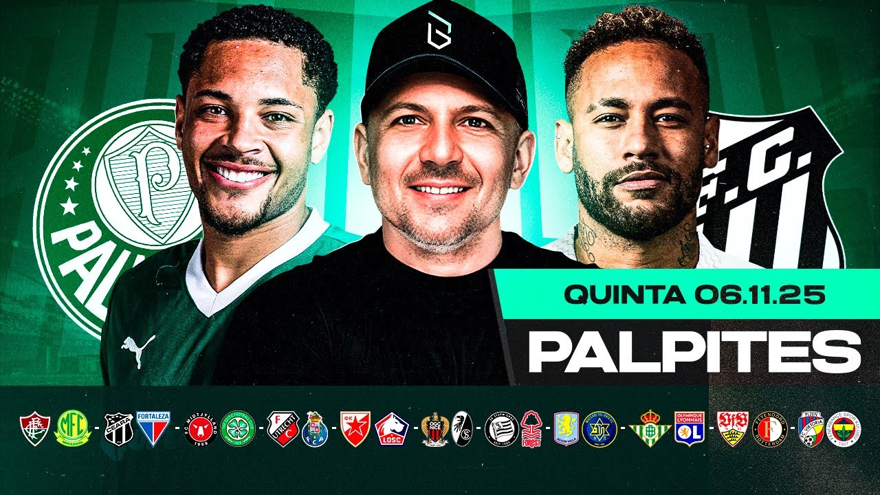 Palpites de Futebol para 06/11/2025 (Quinta-Feira) | Boleiros Tips