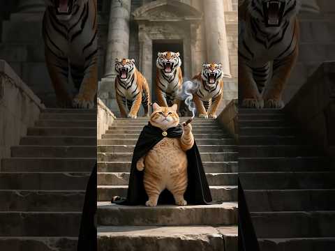 🤔बिल्ली ने पाला तीन तीन भाग,,!😇