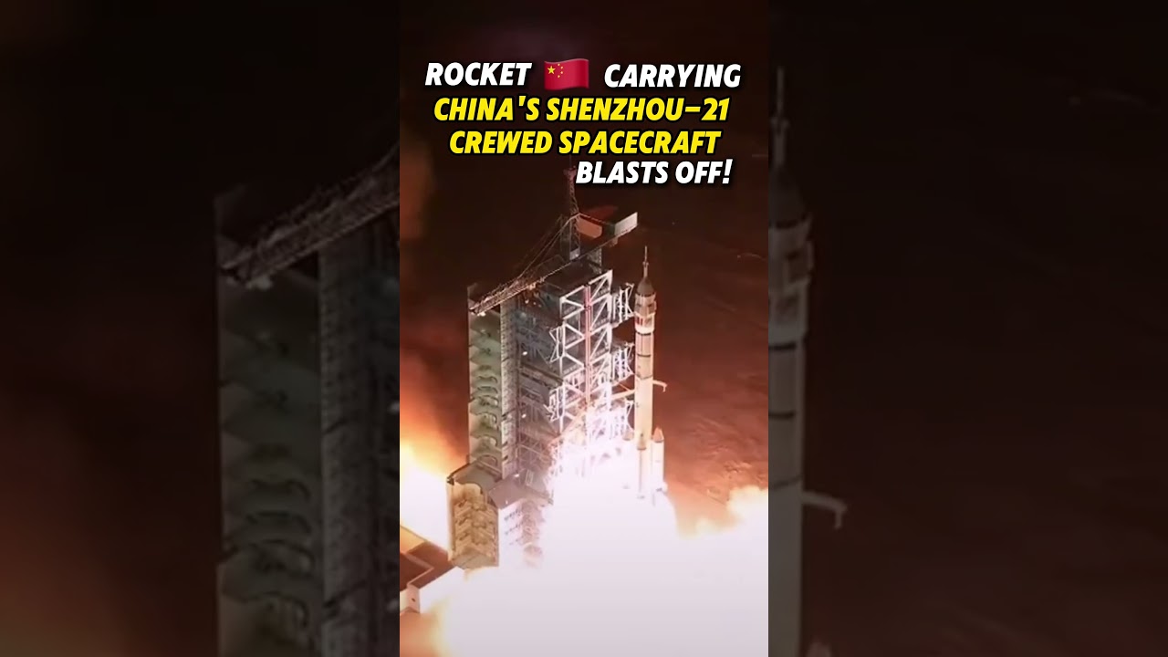 #Rocket carrying China’s Shenzhou-21 crewed #spacecraft blasts off!