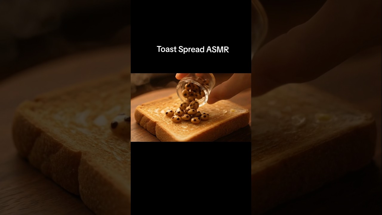 Satisfying Toast Spread ASMR | Relaxing and Soothing Sounds