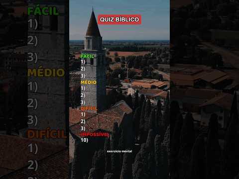 Quiz bíblico com perguntas bíblicas, consegue acertar as 10 perguntas? #biblia #jesus #quiz