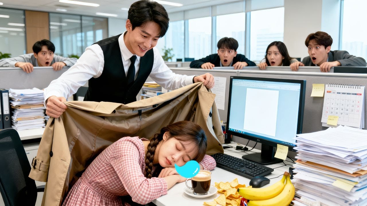 المتدربة الجديدة تدهش الجميع في أول يوم عمل وتلفت انتباه الـCEO 💼